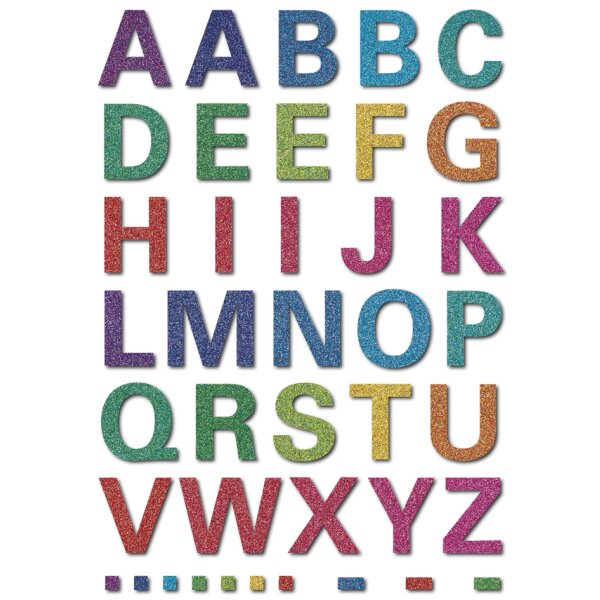 HERMA Buchstaben-Sticker MAGIC, A-Z, Glittery