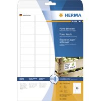HERMA Power Etiquette SPECIAL, 25,4 x 10 mm, blanc