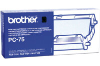 BROTHER Druckkassette m. Filmrolle PC-75 Fax T102 104 106...