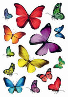 HERMA Sticker DECOR Schmetterlingsvielfalt