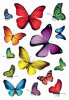 HERMA Sticker DECOR "Schmetterlingsvielfalt"