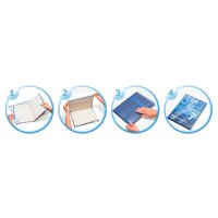 HERMA Buchschoner, (H)220 x (B)380 mm, transparent