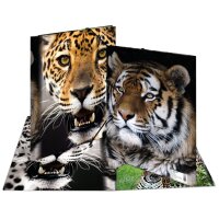 HERMA chemise élastique chats, transparent, en PP, A4,