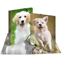 HERMA Chemise élastique chiens, transparent, en...