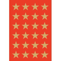 HERMA Weihnachts-Sticker DECOR "Sterne", 15 mm,...