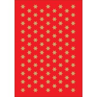 HERMA Weihnachts-Sticker DECOR "Sterne", 22 mm, gold
