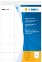 HERMA Adress-Etiketten, 38,1 x 21,2 mm, weiss