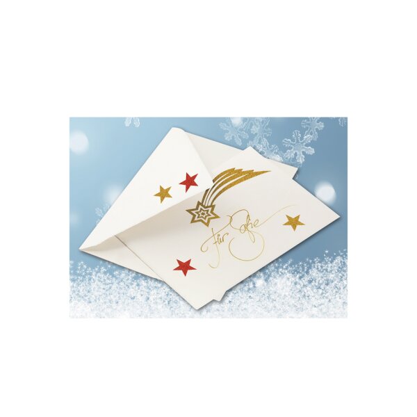 HERMA Weihnachts-Sticker MAGIC "Glittery Sterne", Display