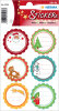 HERMA Weihnachts-Sticker DECOR "Weihnachtsgrüsse", beglimmert
