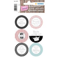 HERMA Geschenke-Sticker HOME "Good Luck"