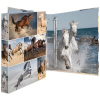 HERMA Classeur à anneaux chevaux, A4,...