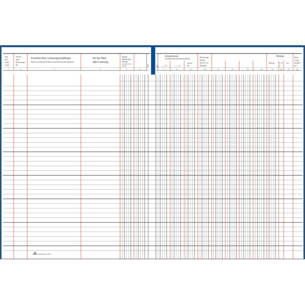 RNK Verlag Rechnungs- und Warenausgangsbuch, DIN A4