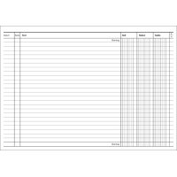 RNK Verlag Kontokorrentkarte, DIN A5 quer, weiss