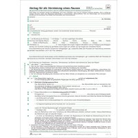 RNK Verlag Vordruck "Vertrag zur Vermietung eines...