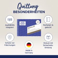 AVERY Zweckform Formularbuch "Quittung mit...