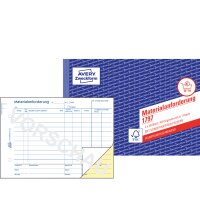 AVERY Zweckform Formularbuch "Materialanforderung", A5 quer