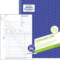 AVERY Zweckform Formularbuch Lieferschein, RC, A5