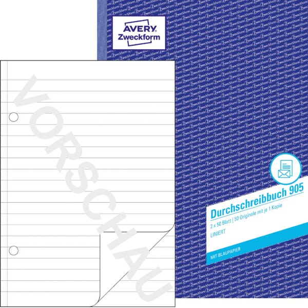 AVERY Zweckform Formularbuch "Kurzbrief", SD, 1 3 A4