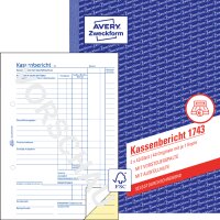 AVERY Zweckform Formularbuch "Kassenbuch", SD, A4