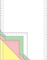 AVERY Zweckform Papier listing en continu, 240 x 12, 4 pli