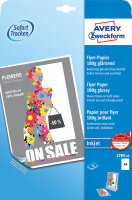 AVERY Zweckform Papier flyer, format A4, 180 g/m2, blanc