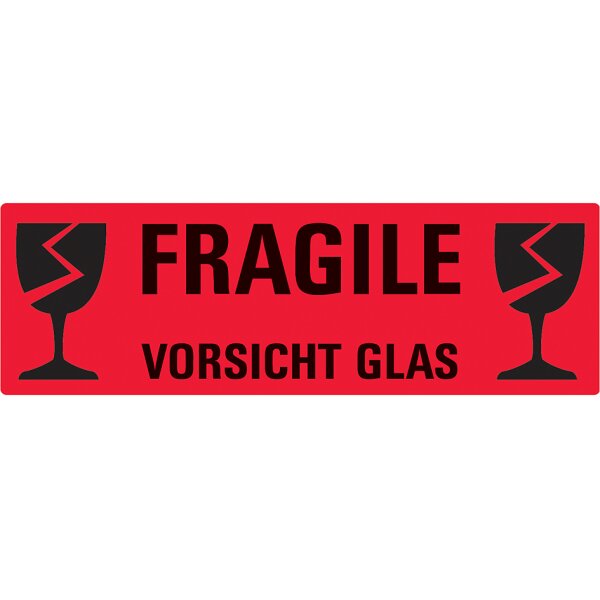 AVERY Zweckform &eacute;tiquette de signalisation Vorsicht Glas,