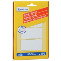 AVERY Zweckform Etiquette dadresse, 95 x 47 mm, sur feuille