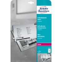 AVERY Zweckform Laser Kopier-Folien A4 transparent 100...