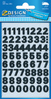 ZDesign HOME Zahlen-Etiketten, Zahlen 0-9, schwarz
