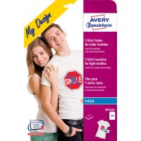 AVERY Zweckform My Design Film transfert pour T-Shirt, A4