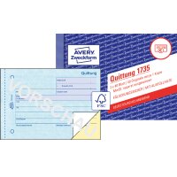 AVERY Zweckform Formularbuch "Quittung", SD, 4+1 GRATIS