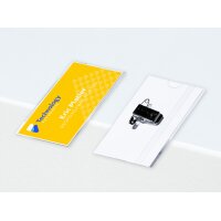 AVERY Namensschild mit Kombiklemme, 90 x 54 mm