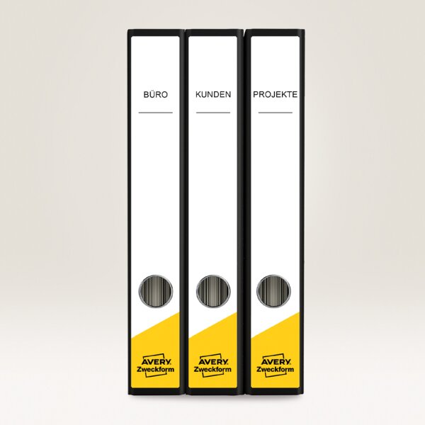 AVERY Zweckform Etiquette pour dos de classeur, 38 x 297 mm
