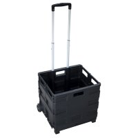 pavo Chariot de transport avec bac rabattable, charge 25 kg