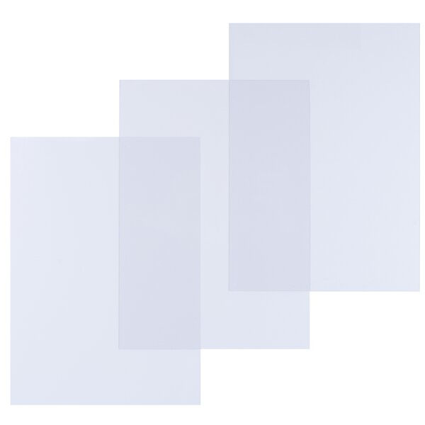 pavo Einbanddeckel, DIN A4, PVC, transparent, 0,18 mm