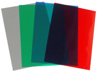 pavo plats de couverture, A4, PVC, 0,20 mm,rouge transparent