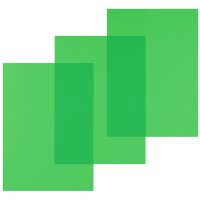 pavo Einbanddeckel, DIN A4, PVC, gelb transparent, 0,20 mm