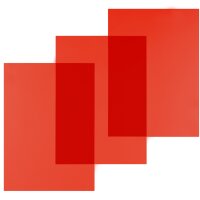 pavo Einbanddeckel, DIN A4, PVC, farbig sortiert, 0,20 mm