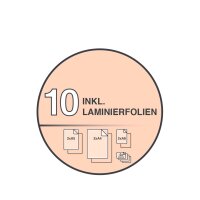 pavo Plastifieuse Alaska Vigor, A3, noir / blanc