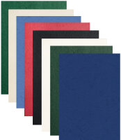 pavo Plats de couverture, grain cuir, A4, bleu foncé