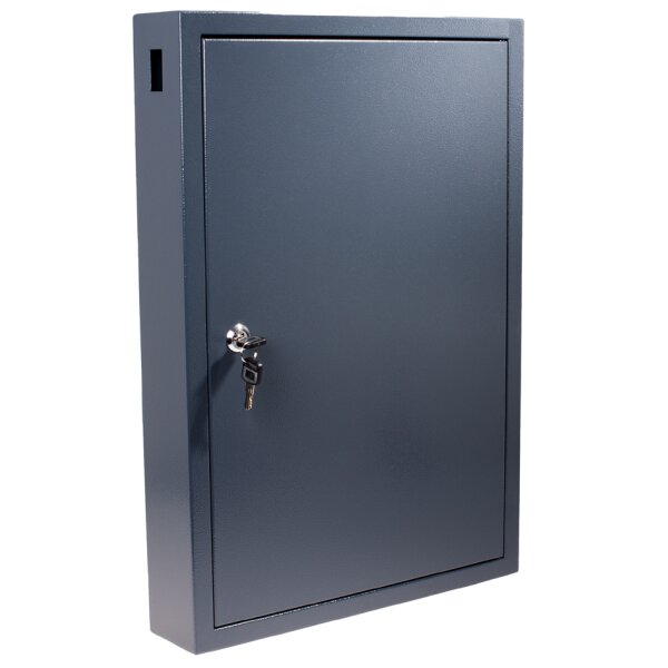 pavo Armoire à clés Deluxe, pour 100 clés, gris foncé