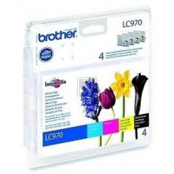 BROTHER Valuepack Tinte CMYBK LC-970VALBP MFC-260C 350 300 Seiten