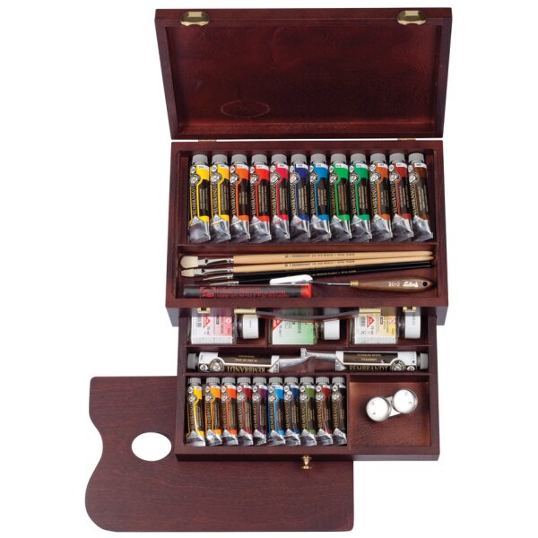 ROYAL TALENS Peinture &agrave; lhuile REMBRANDT, coffret MASTER