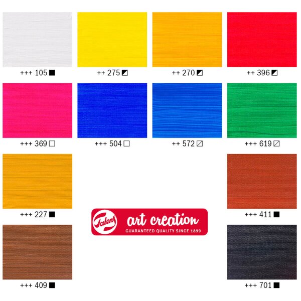 ROYAL TALENS Kit acrylique Art Creation, 12 x 12 ml