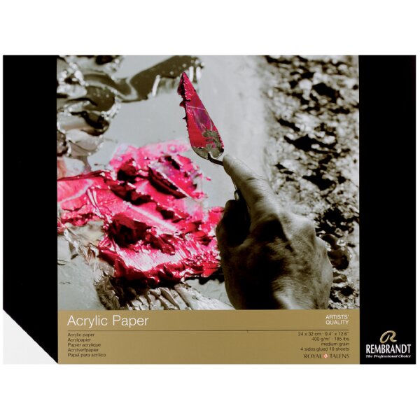 ROYAL TALENS REMBRANDT Bloc dartiste Acrylique, 300 x 400