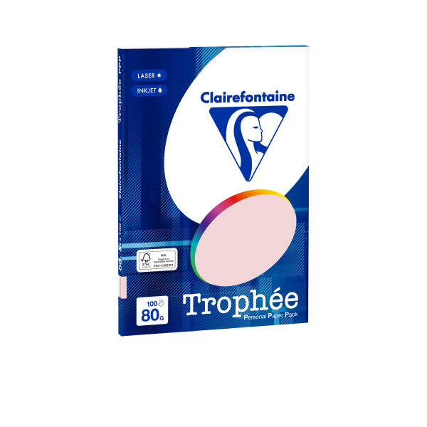 Clairefontaine Multifunktionspapier Trophée, A4, Pastell-
