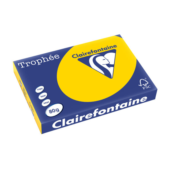 Clairefontaine Papier universel Trophée, A3, bouton dor