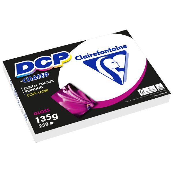 Clairefontaine Laserdruckerpapier DCP Coated Gloss, DIN A4
