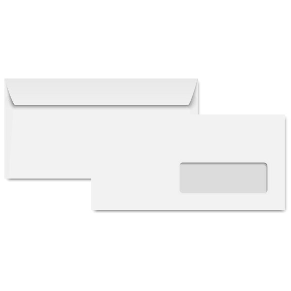 Clairefontaine Briefumschläge C5, 162 x 229 mm, weiss
