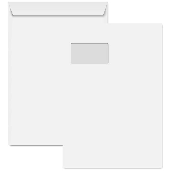 Clairefontaine Versandtaschen C4, 229 x 324 mm, weiss